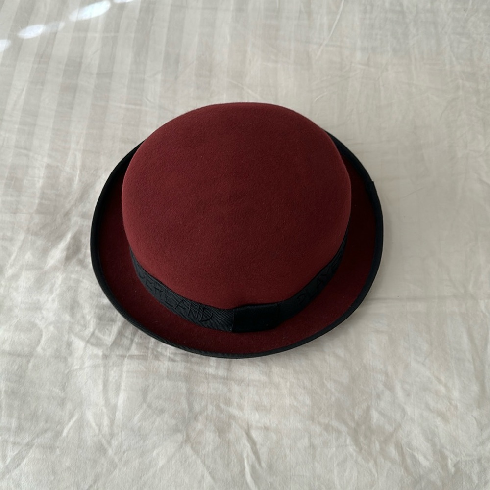 Moussy wool derby hat round bowler hat dress up